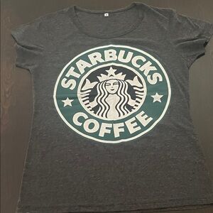 Starbucks Charcoal Women's Tee with Logo